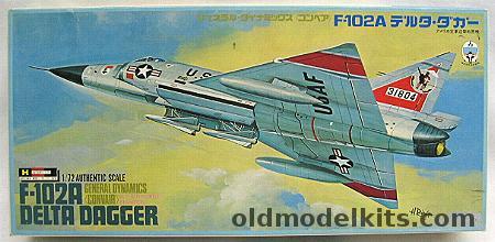 Hasegawa 1/72 Convair F-102A Delta Dagger, JS047-300 plastic model kit